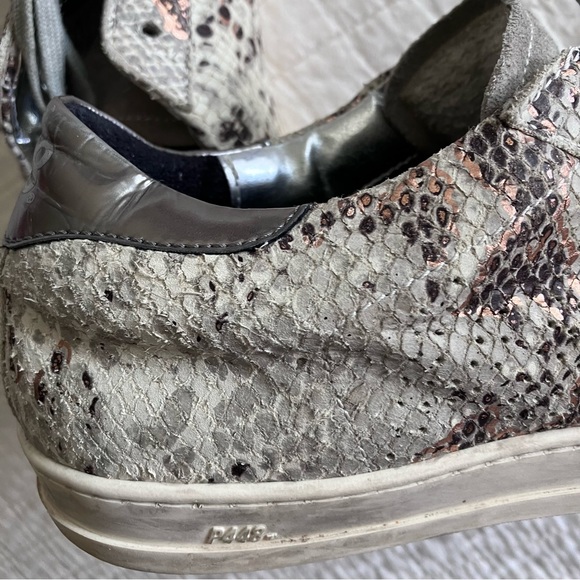 P448 sneaker in neutral metallic python outer - Picture 6 of 12